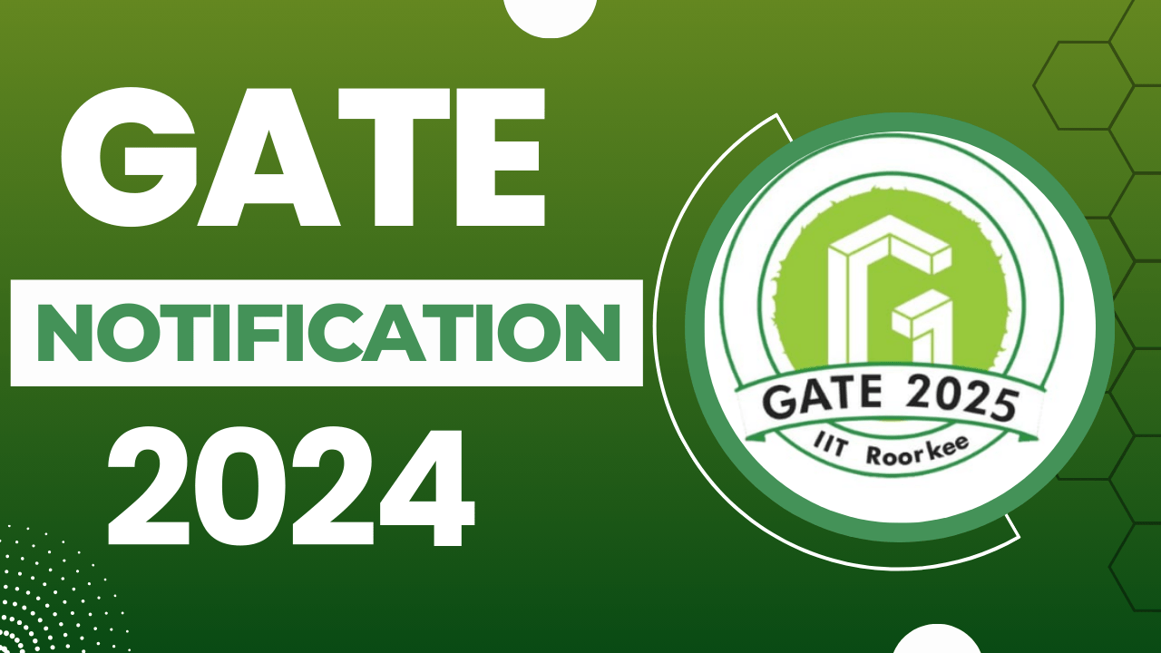 GATE 2025 Notification