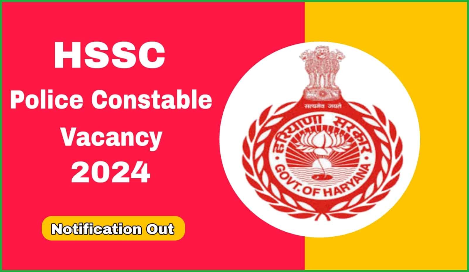 Haryana Police Constable Recruitment