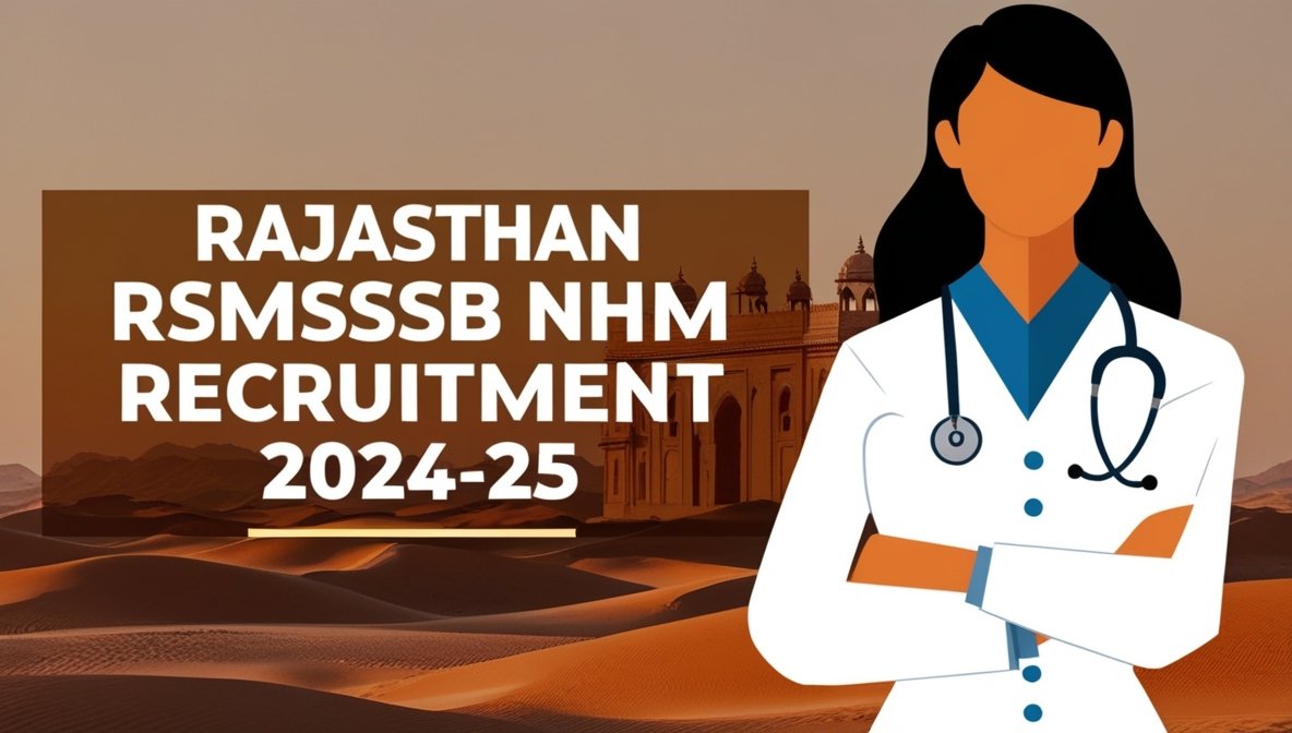 Rajasthan RSMSSB NHM Recruitment 2024-25