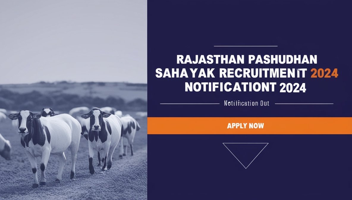 Rajasthan RSMSSB Pashudhan Sahayak Bharti 2024